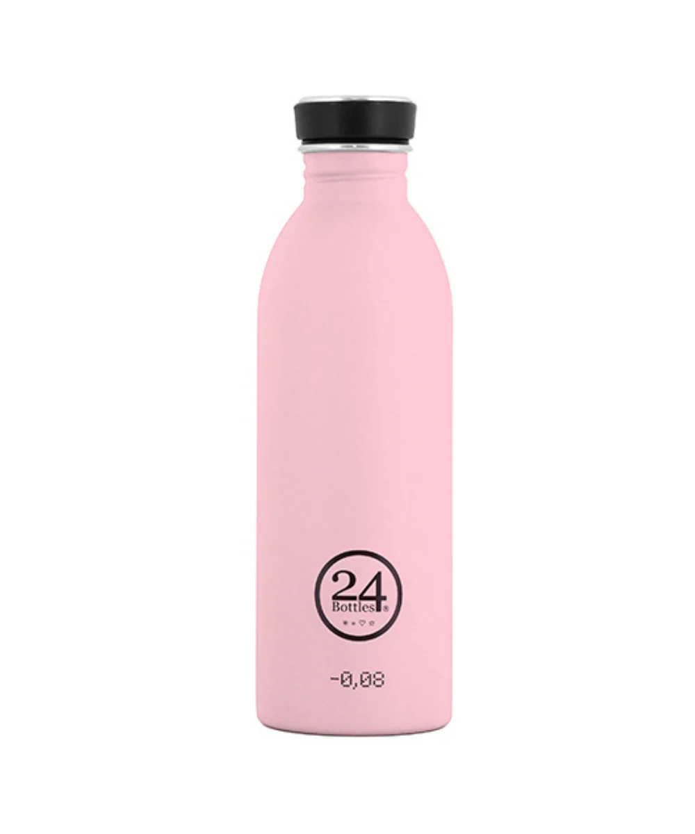 24bottles, Urban vandflaske, lyserød - 500ml.