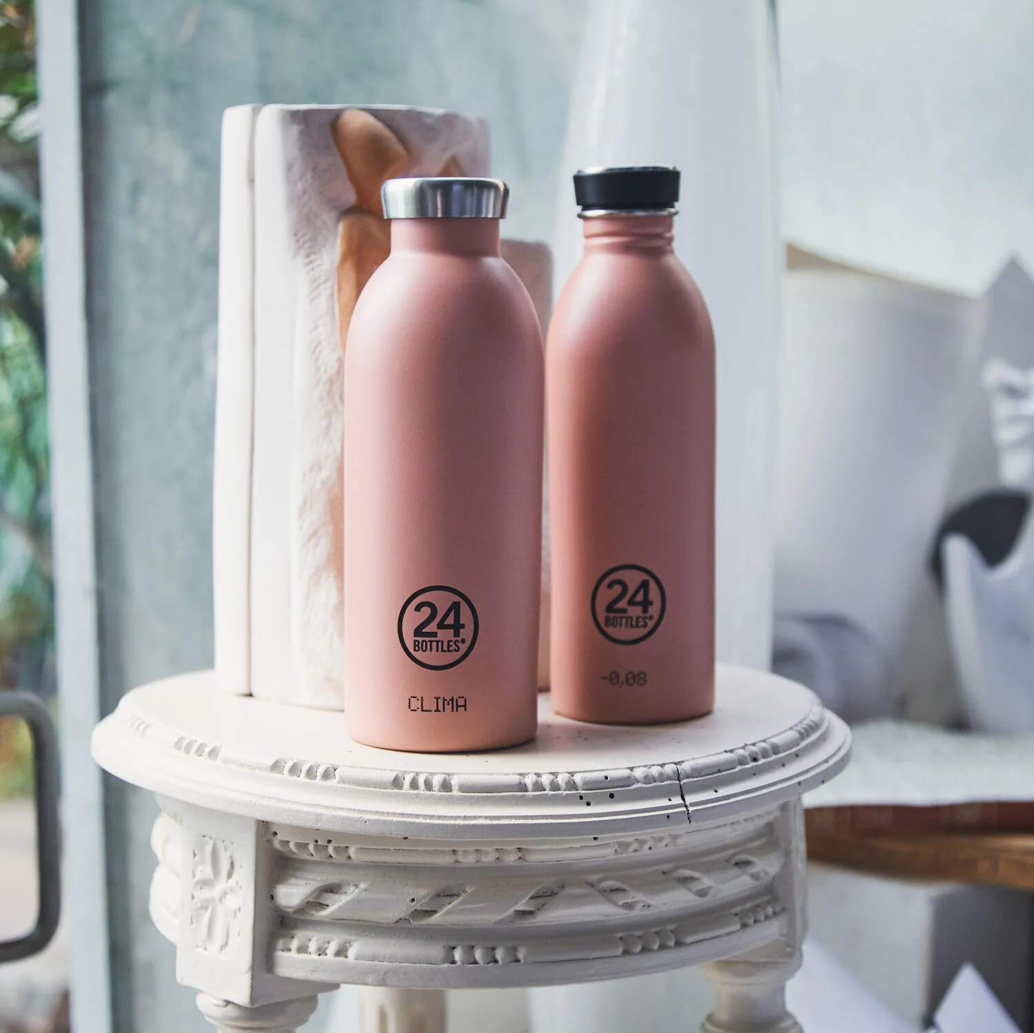 Clima flaske, Dusty pink - 500 ml. - Image 2