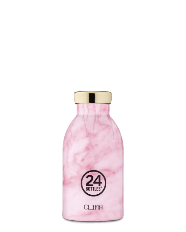Clima flaske, Pink marble - 330 ml.