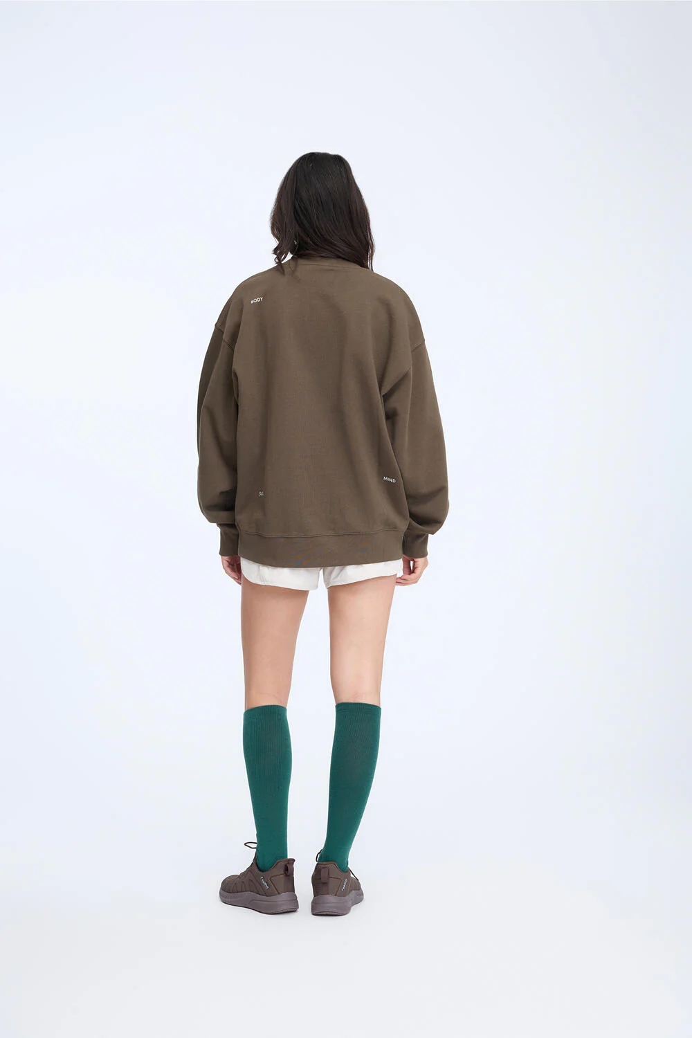 Crewneck sweatshirt - Mocca - Image 4
