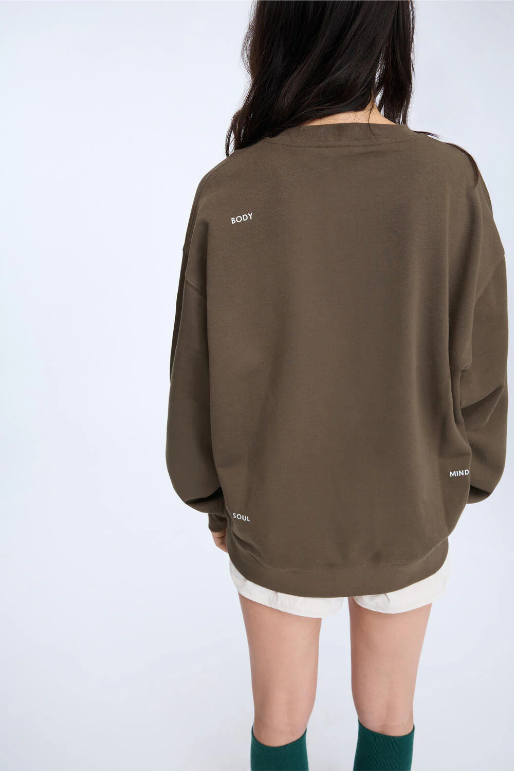 Crewneck sweatshirt - Mocca - Image 7