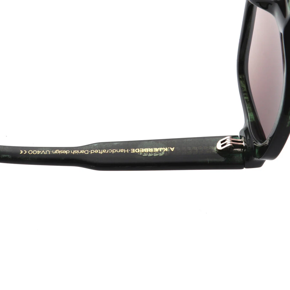 Halo solbrille - Green Marble Transparent - Image 7