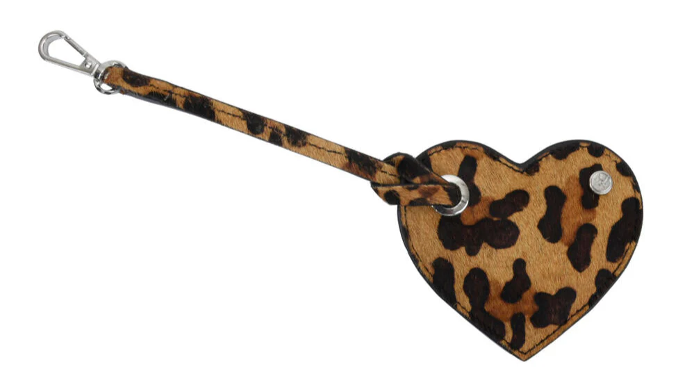 Celine Heart taskevedhæng - Leopard