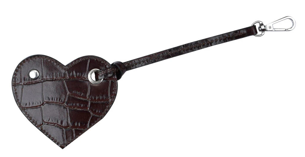 Celine Heart taskevedhæng - mørkebrun - Image 2