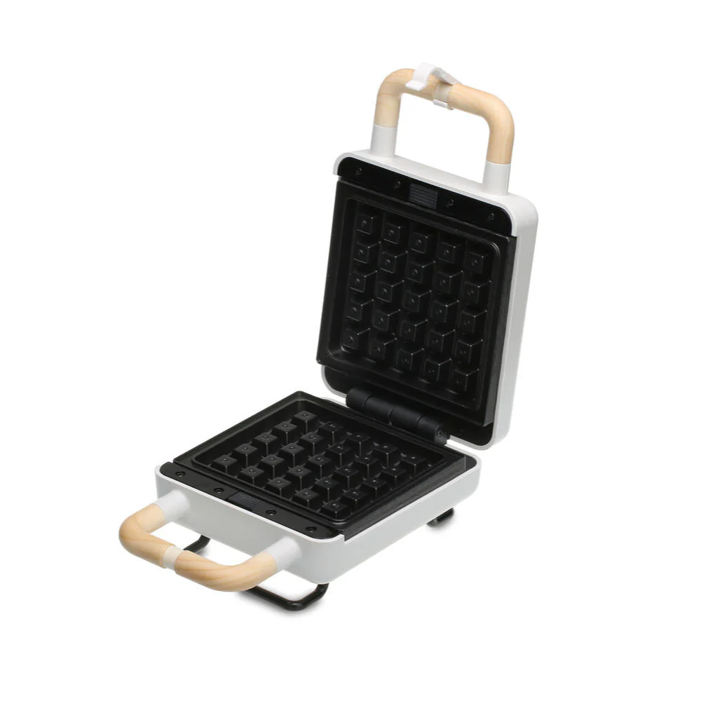 2 in 1 Waffle Iron with Sandwich Maker - hvid - Image 3