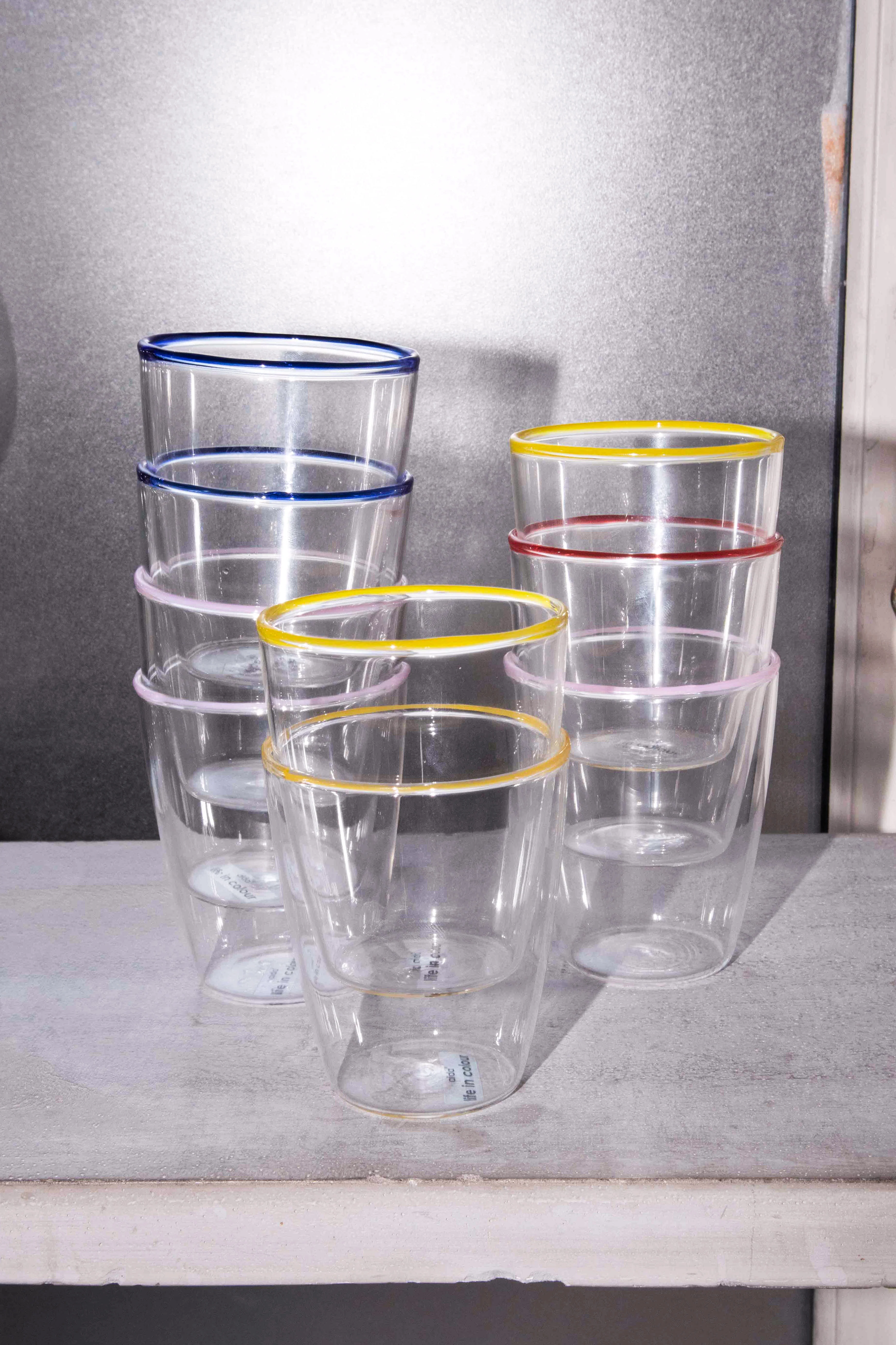 Life In Colour Art glas, Lemon - 29 cl. - Image 2