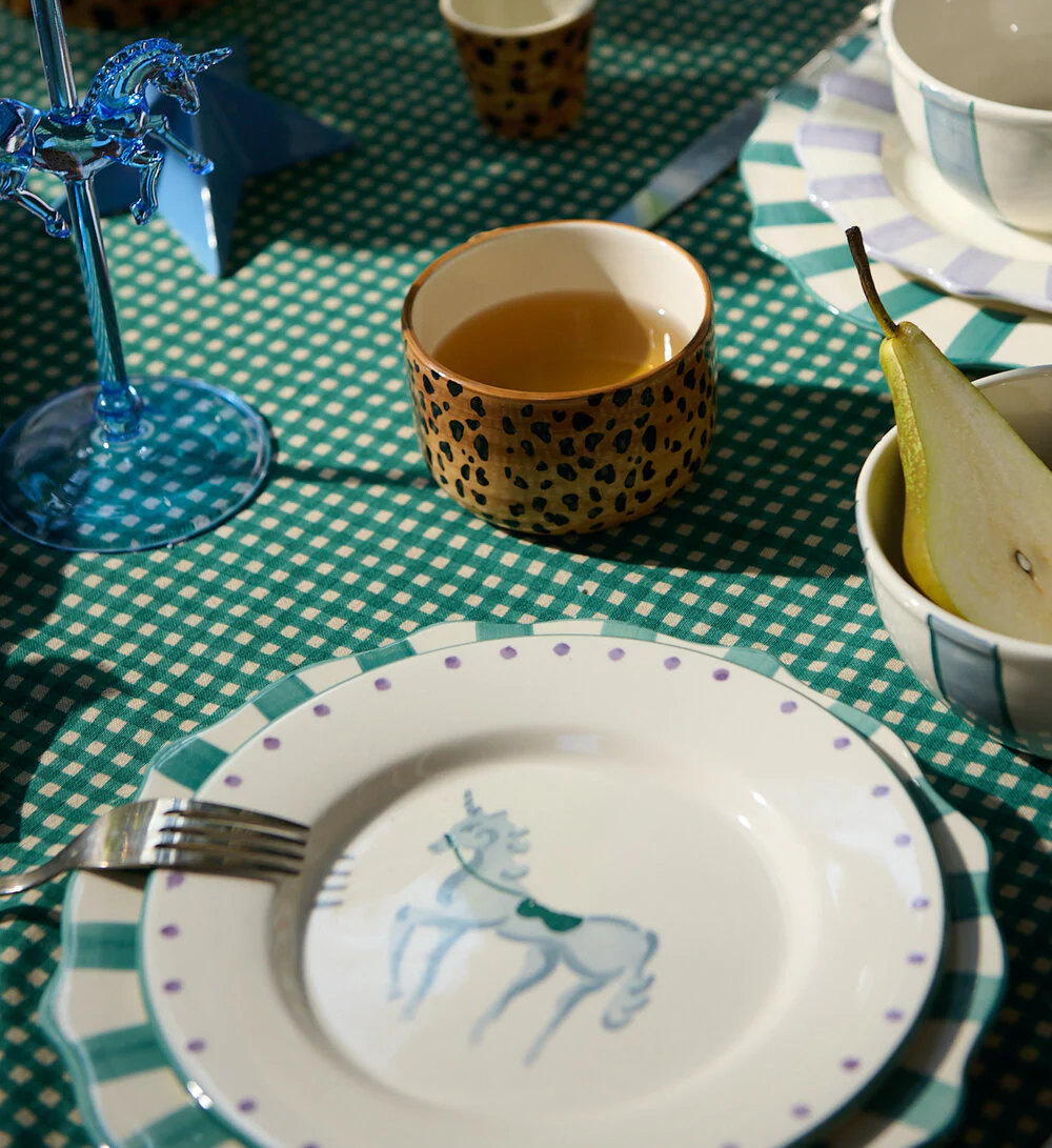 Pegasus frokost tallerken, blå - Ø22 cm. - Image 2