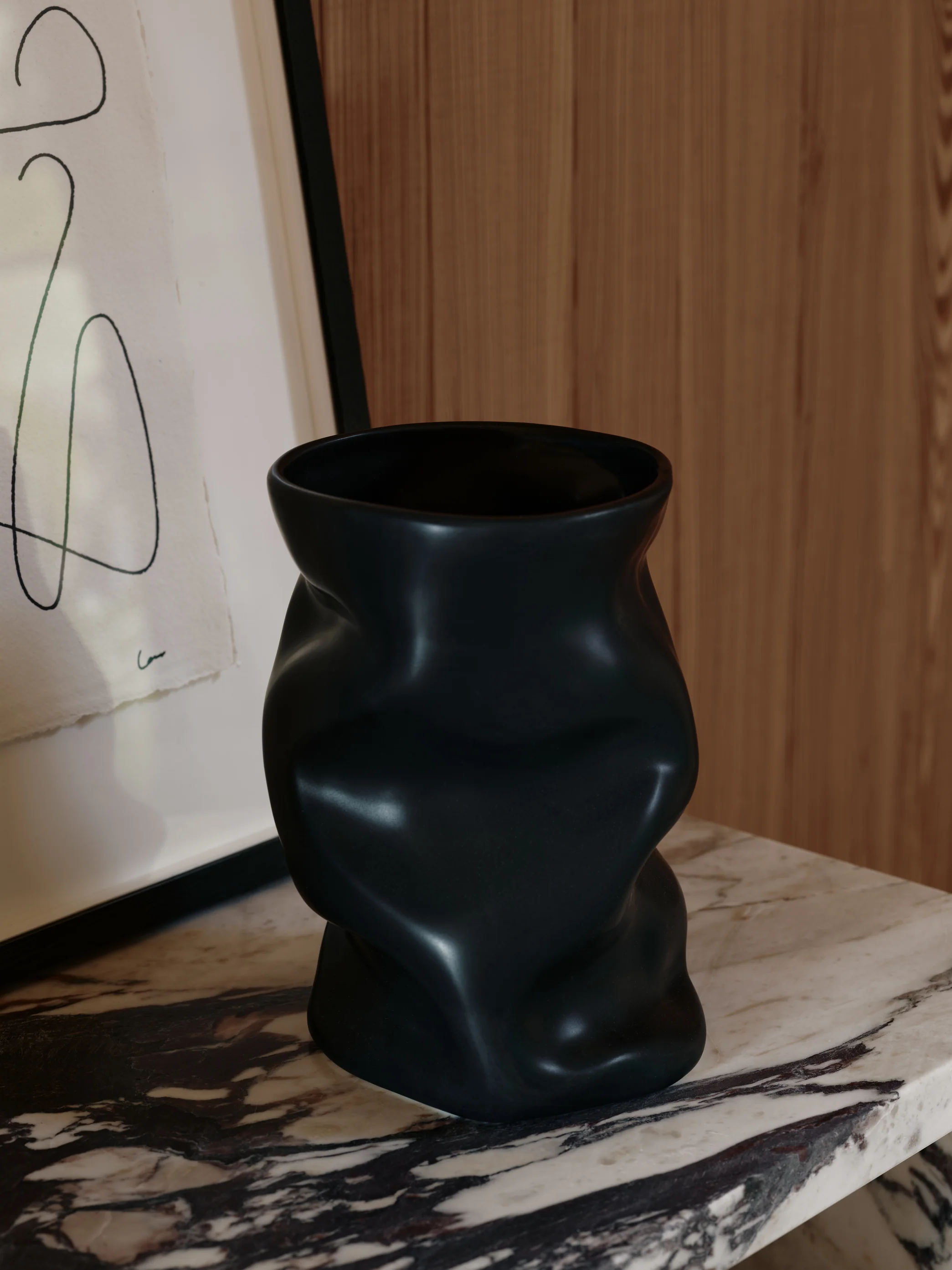 Collapse vase, sort - H20 - Image 4