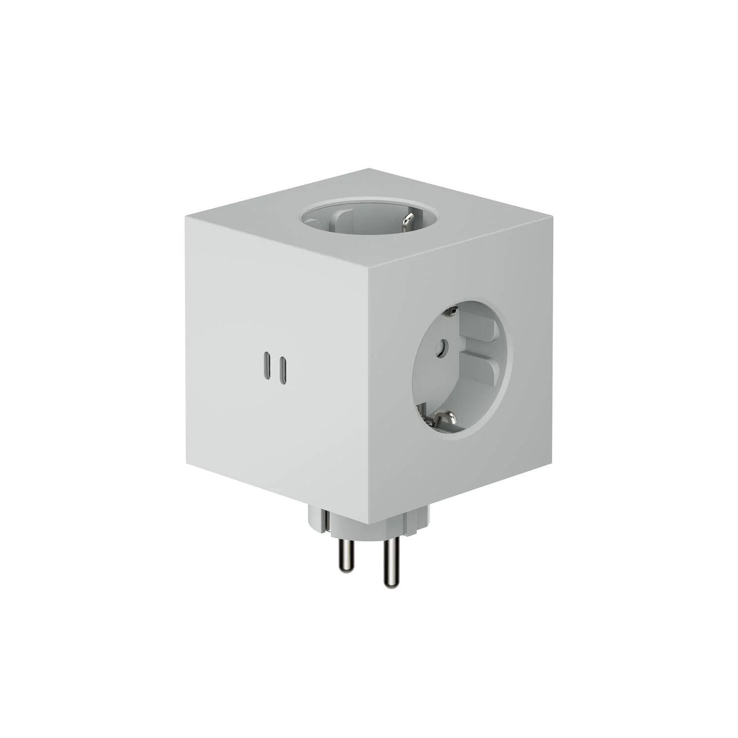 Square 2 stikdåse, USB-C - Gotland Gray