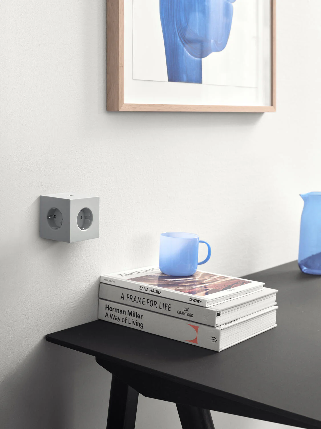 Square 2 stikdåse, USB-C - Gotland Gray - Image 2