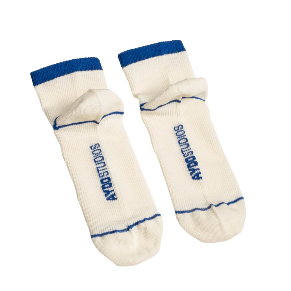 Nice strømper - Pearled Ivory/Nau Blue - Image 3