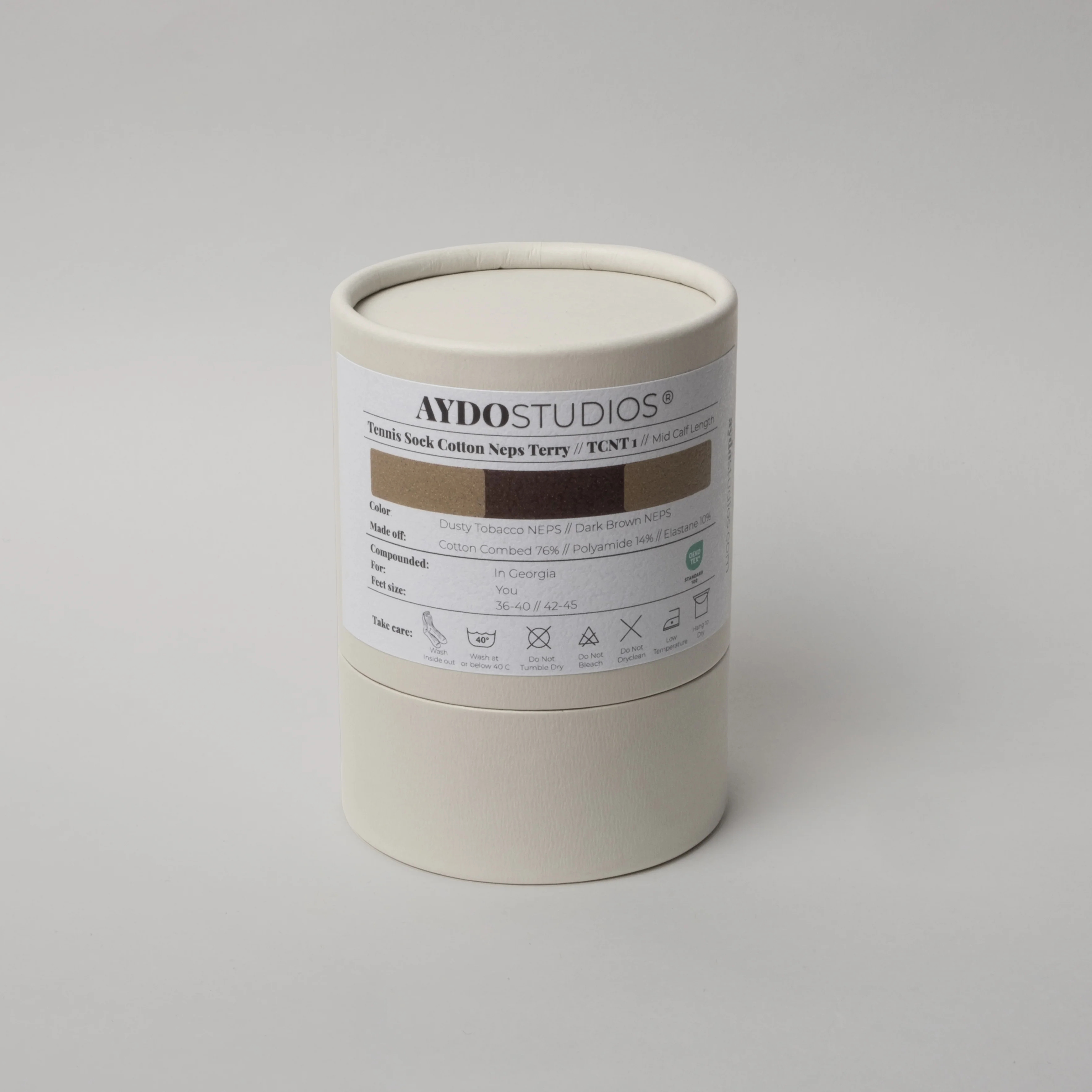 Tennis strømper - Dusty Tobacco/Dark Brown - Image 5