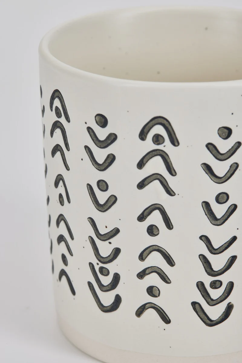 Artist Handmade kop, Multi - H9,5 cm. - Image 4