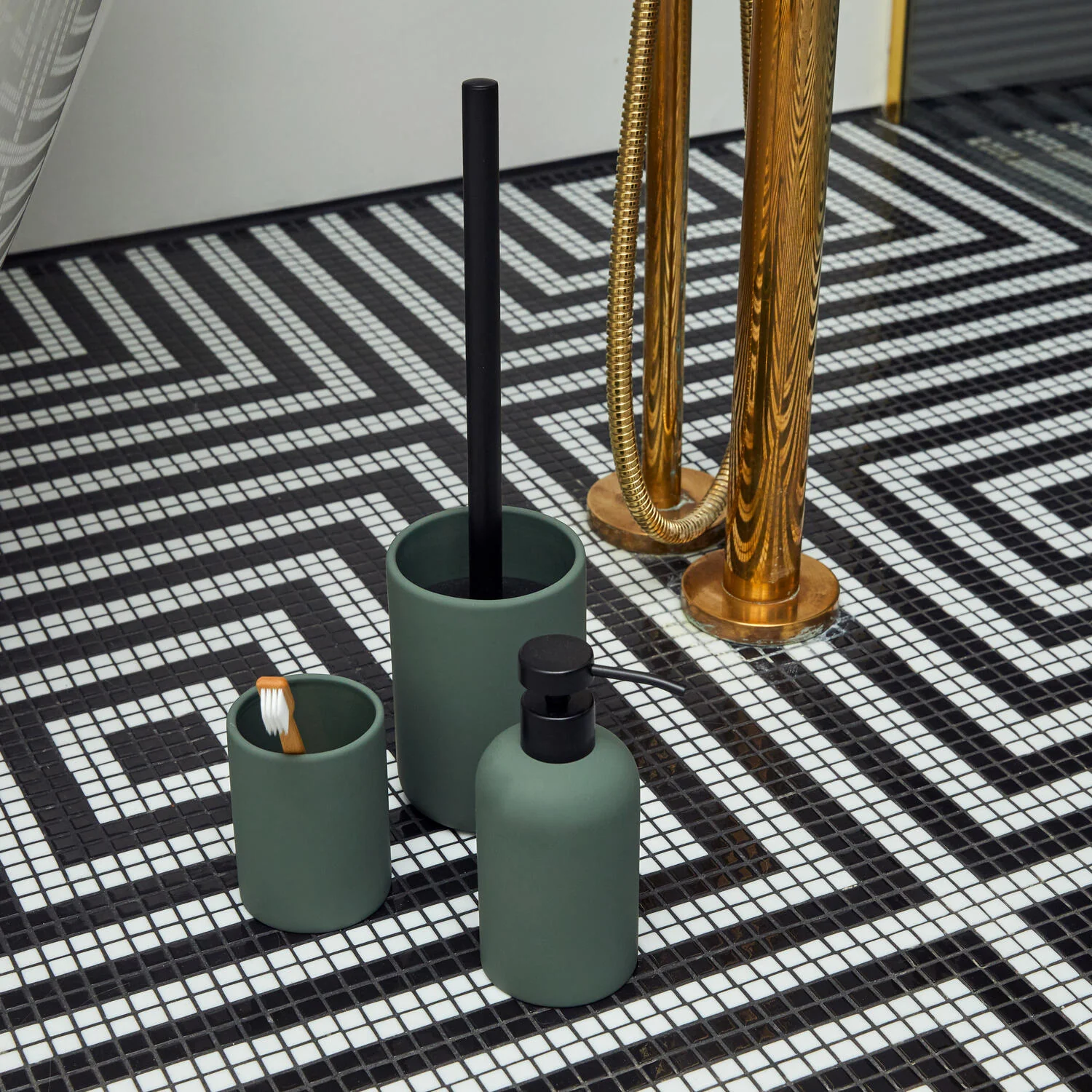 Ceramic Smooth sæbedispenser - grøn - Image 2