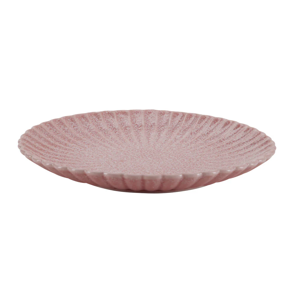 Clam frokosttallerken, Pink - Ø20 cm.