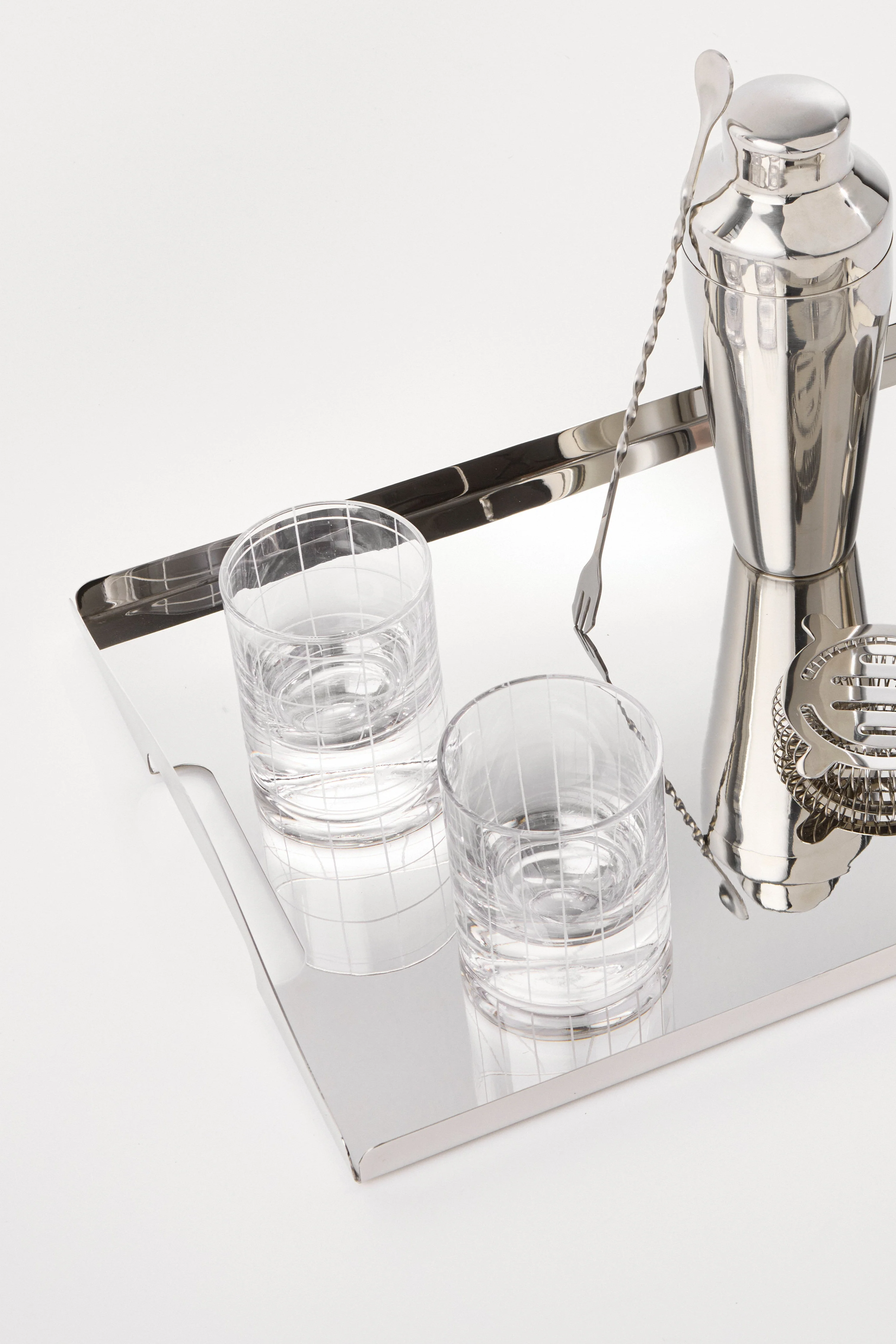 Drikkeglas m. linjer - H9 cm - Image 2