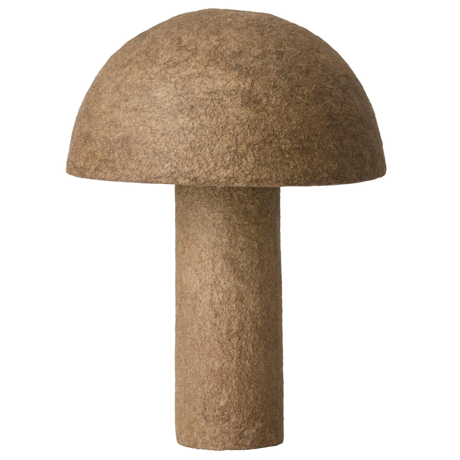 Lampe i genbrugspapir, brun - H48 cm