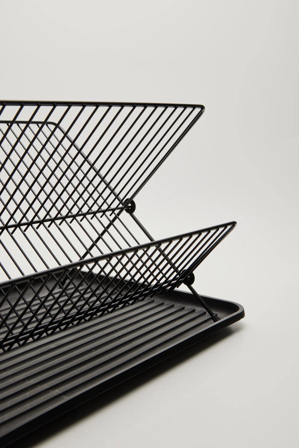 Metal opvaskestativ - sort - Image 3