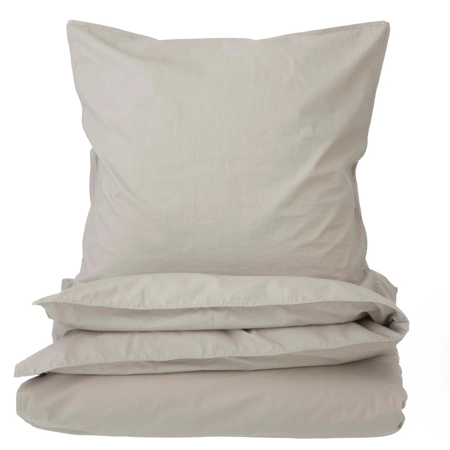 Pure Curly Percale sengetøj - lysegrå