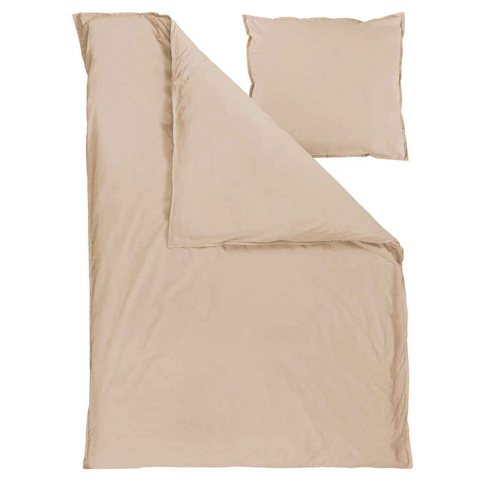 Pure Curly Percale sengetøj - sand - Image 2