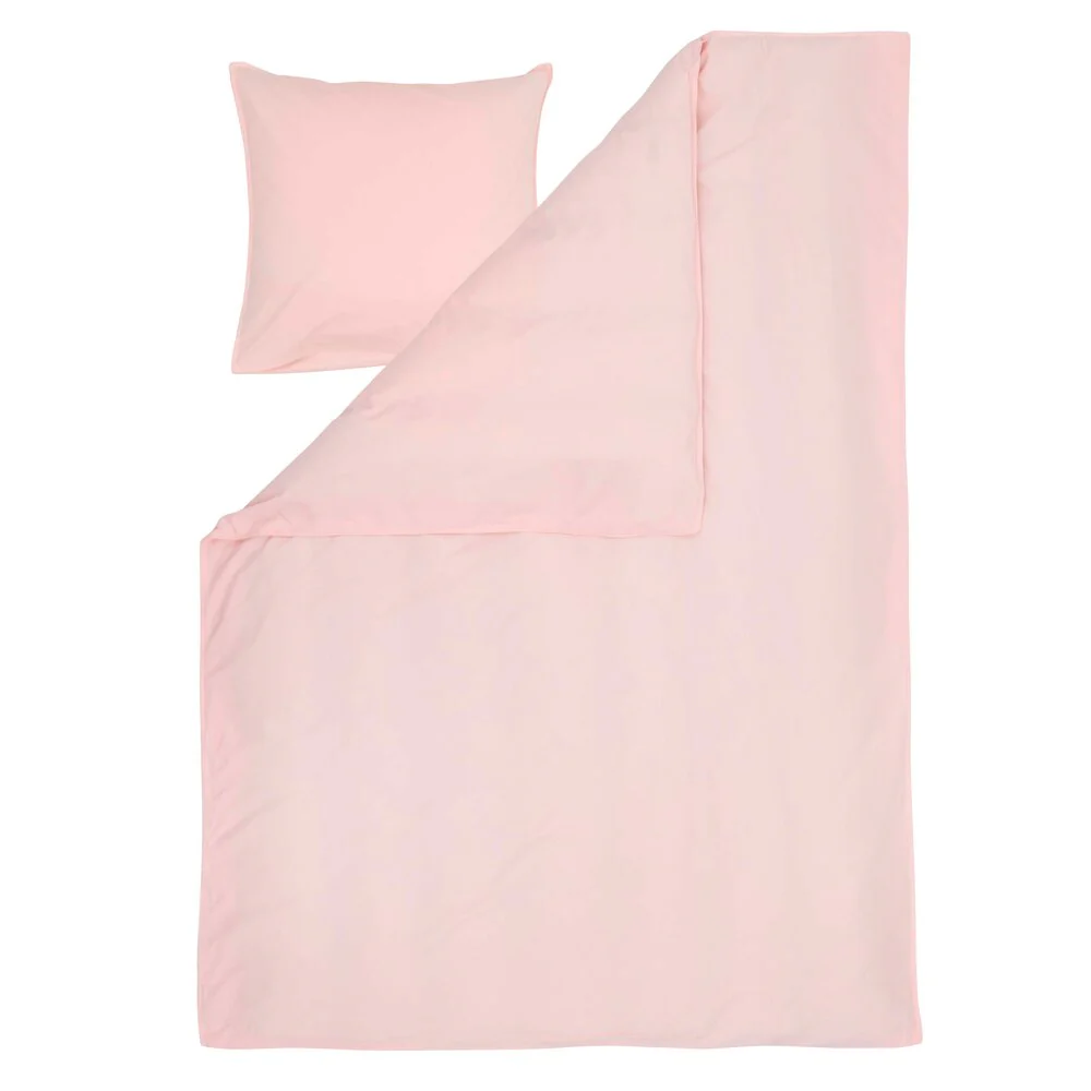(SP) Curly Percale sengesæt, rosa - 140x220 cm - Image 3