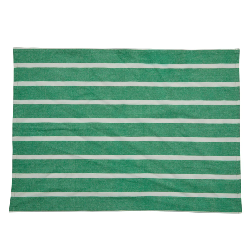 Stripe viskestykke bred, grøn - 50x70 cm - Image 3