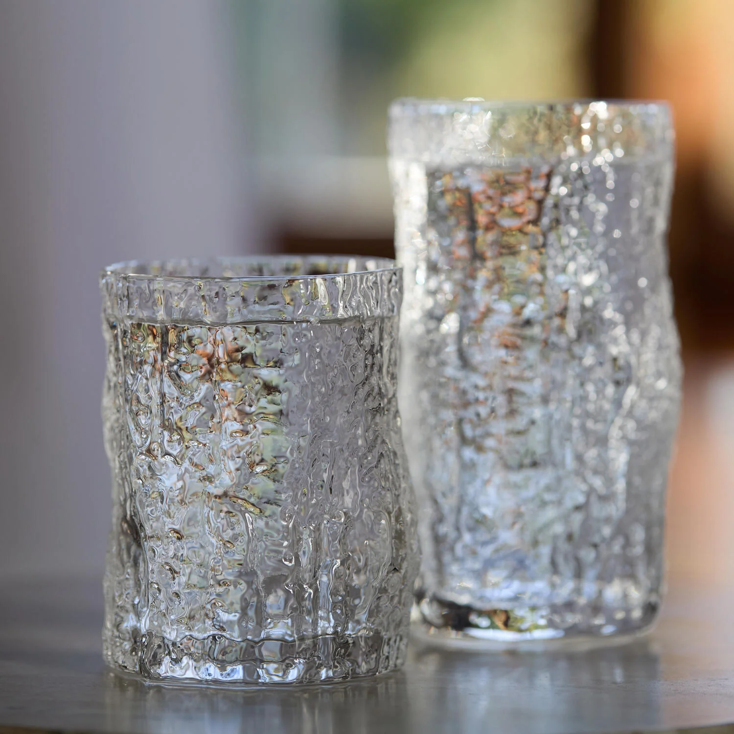 Tumbler Organic Shape vandglas, høj - Clear - Image 6