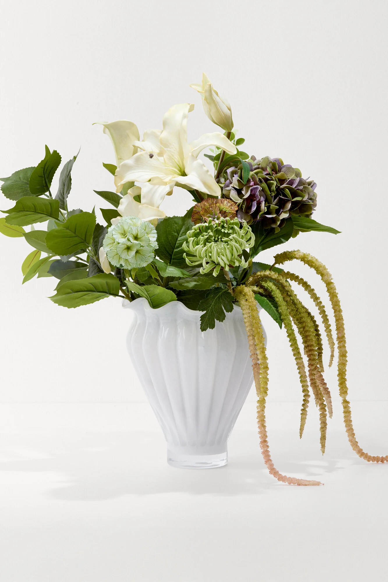 Vase, hvid - H26 cm - Image 2