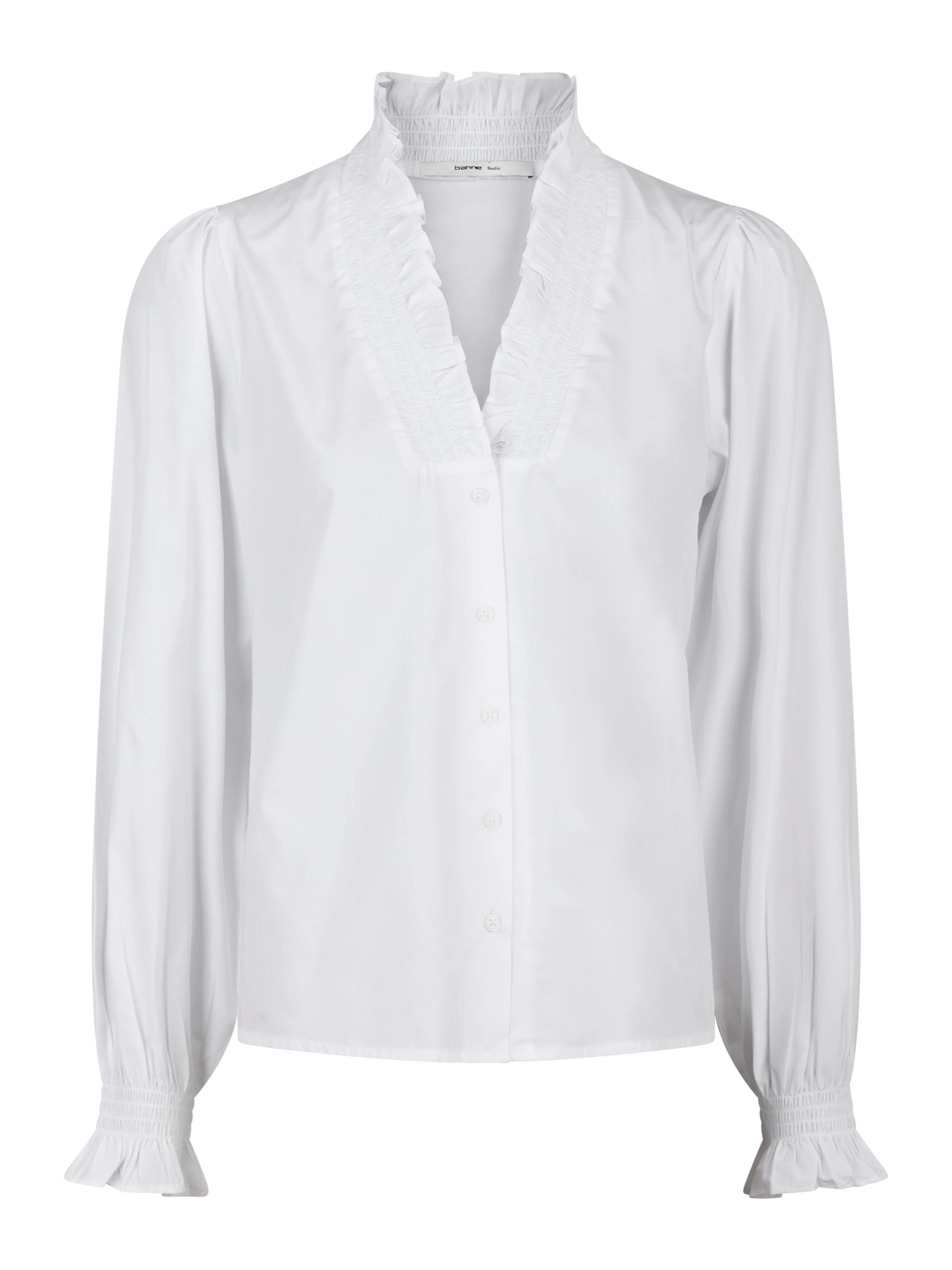 Blair Solid Poplin skjorte - hvid