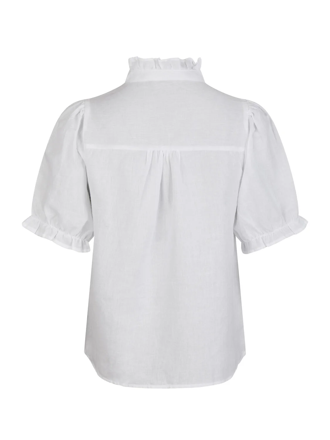 Hedesa hørbluse - hvid - Image 2