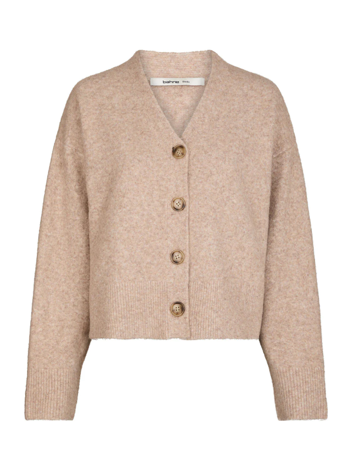 Manni strik cardigan - Sand Melange