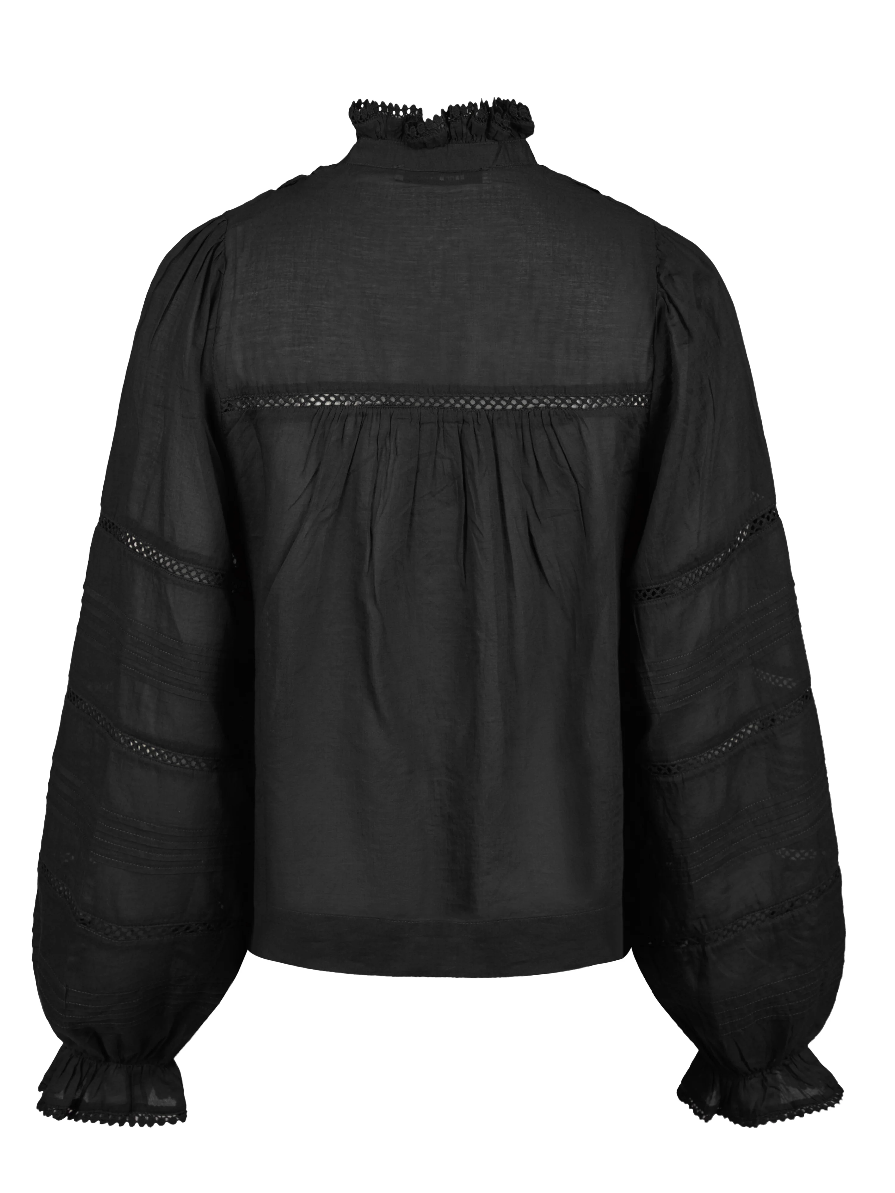 Mista Voile bluse - sort - Image 2