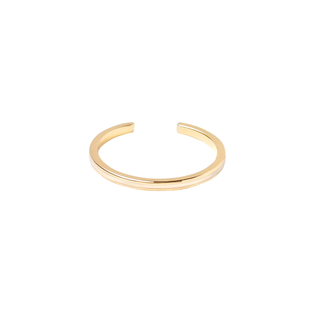 Bangle ring - White Sand