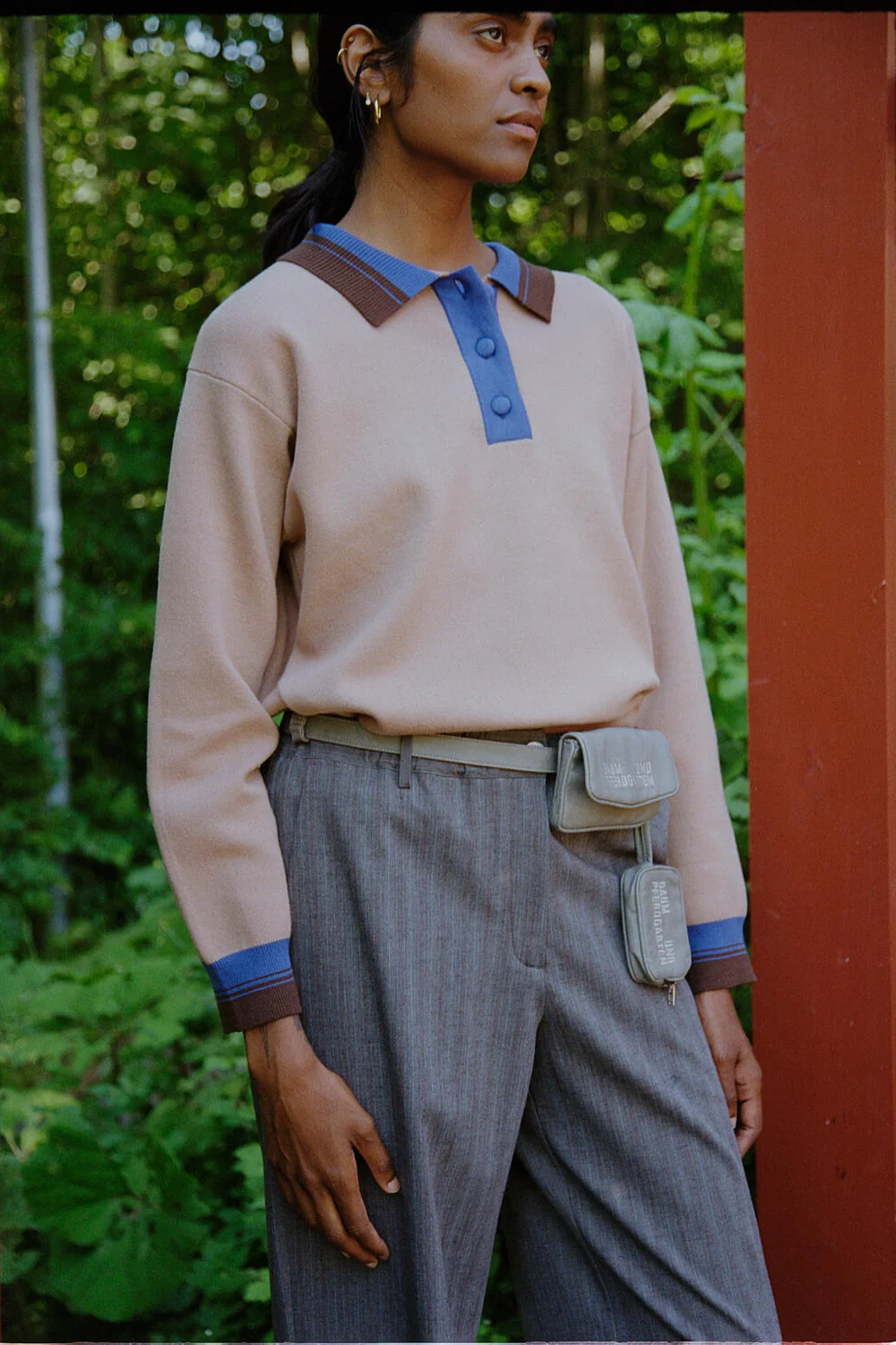 Chira polotrøje - Camel Blue Mix - Image 3