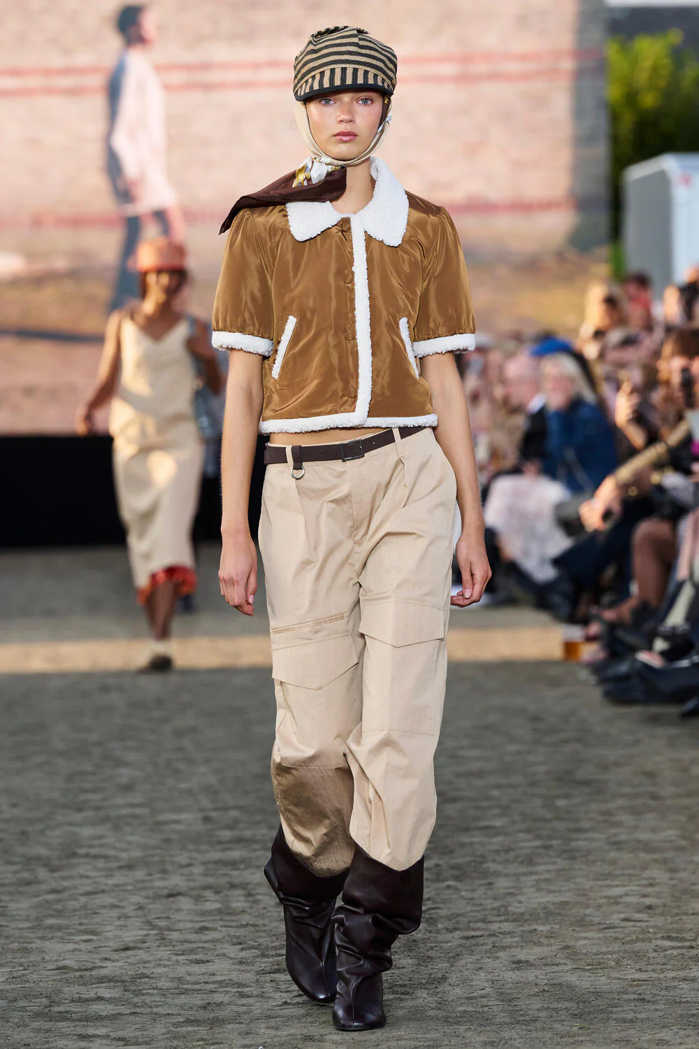 Jessi bluse - Camel Creme Mix - Image 10