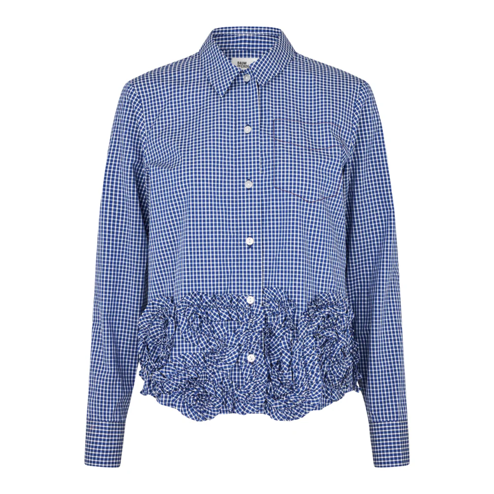 Mariel skjorte - Mini Blue Check - Image 2