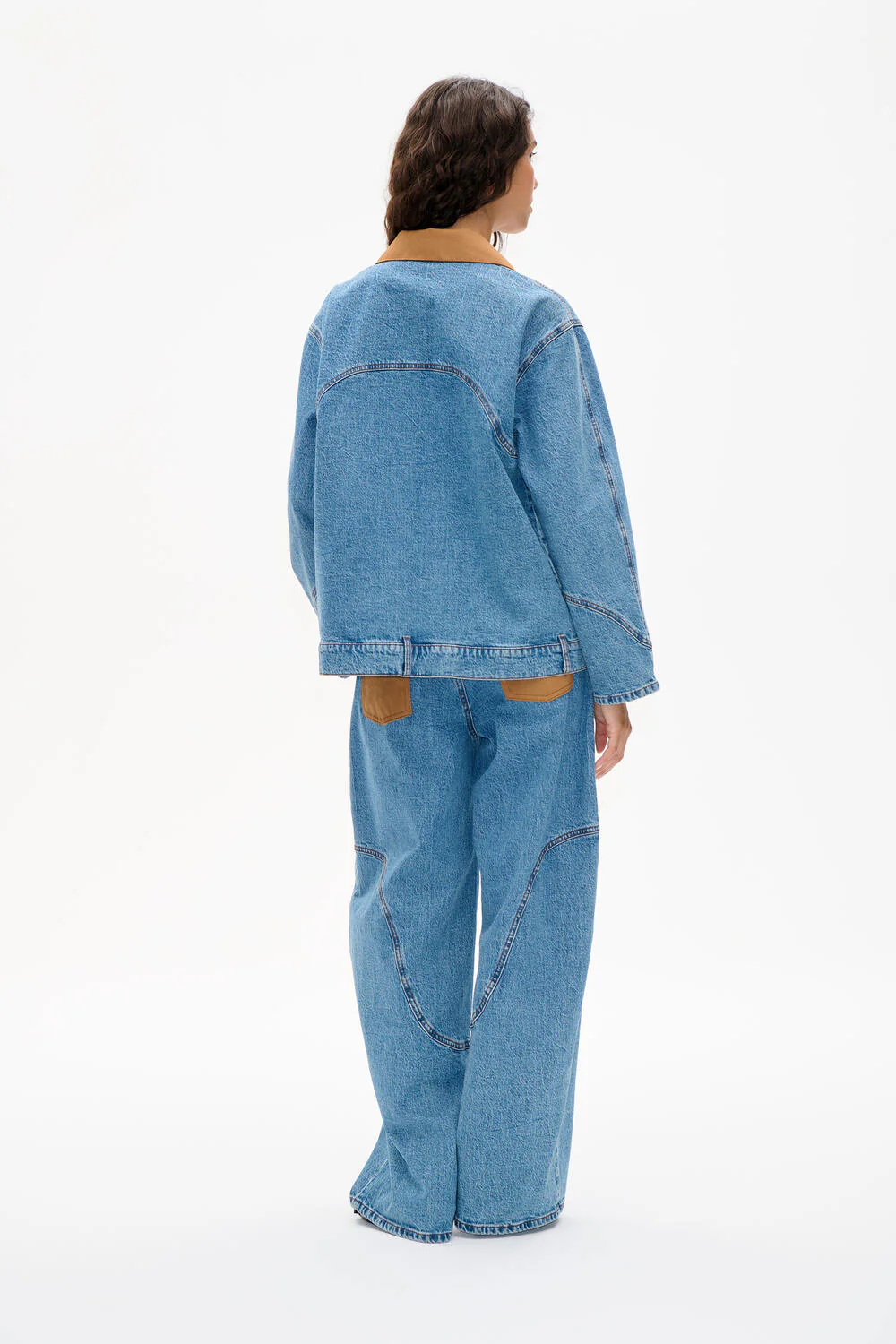 Napolen jeans - Denim Suede Mix - Image 9