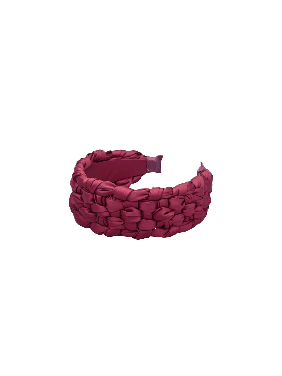 Helena flettet hårbøjle - tibetan red