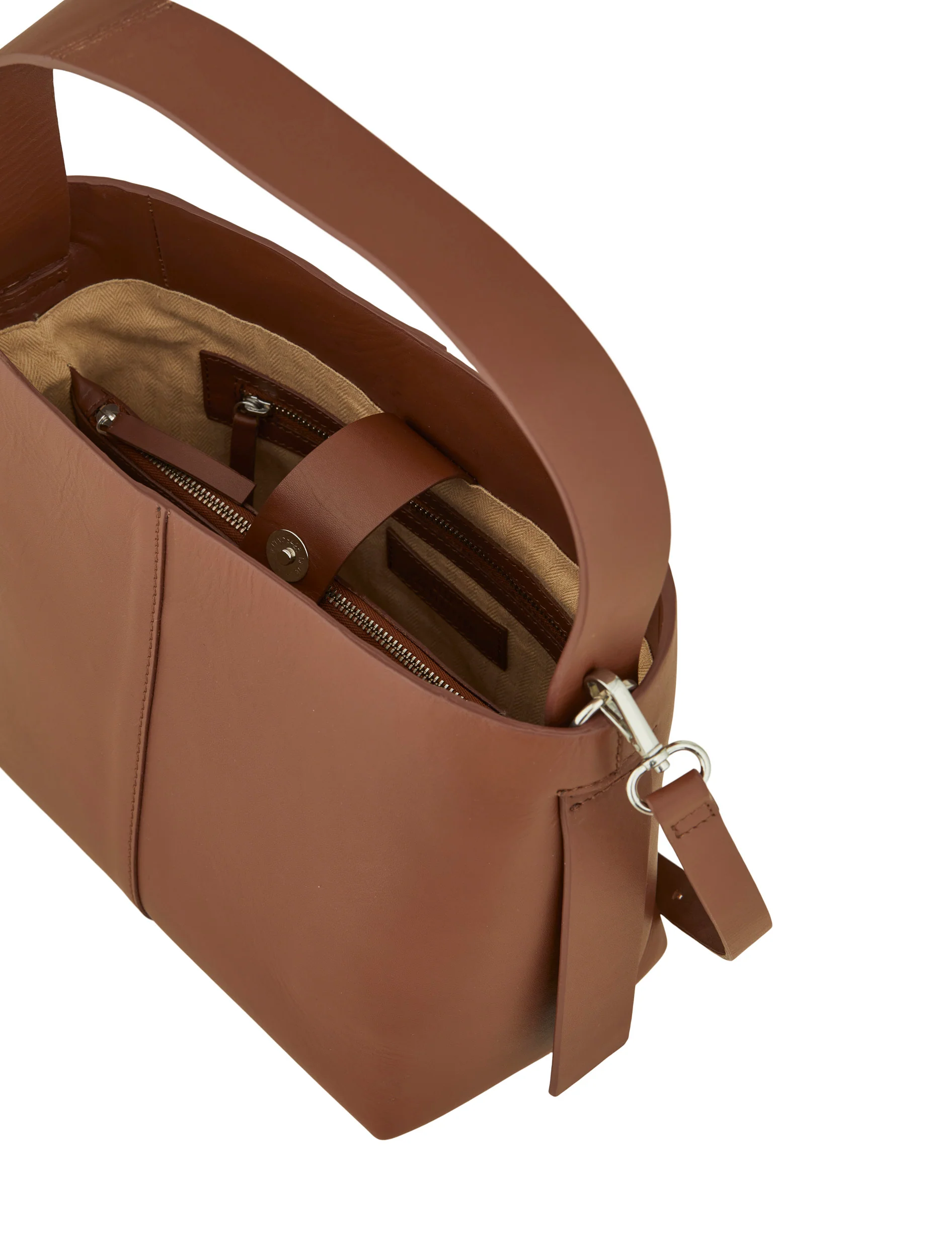 Nappa Fraya Small taske - Mocha Brown - Image 2