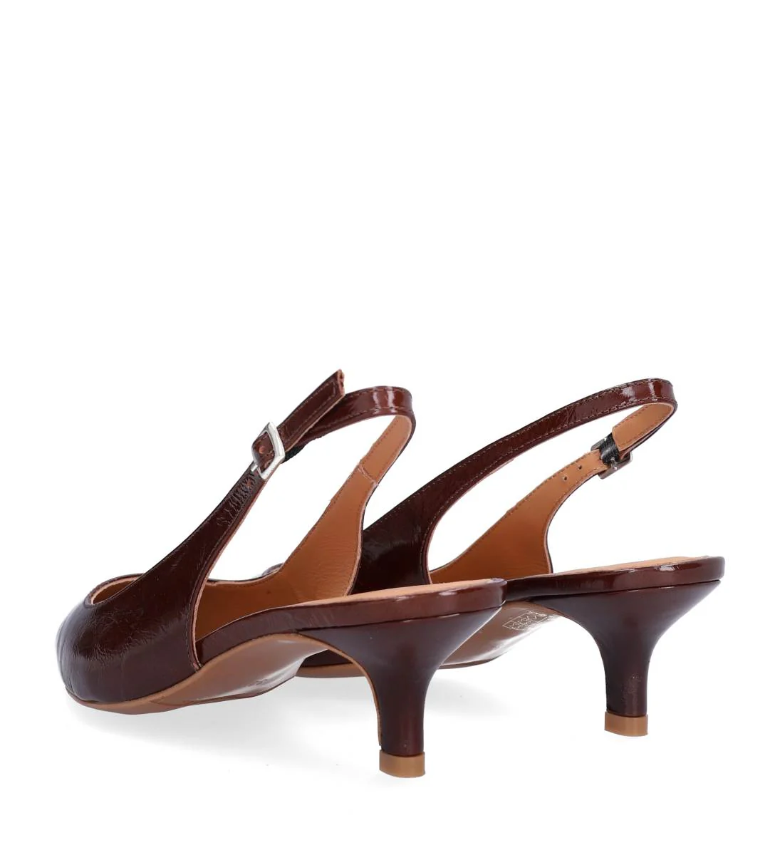 A2950 slingback pump - Mogano naplack 266 - Image 4