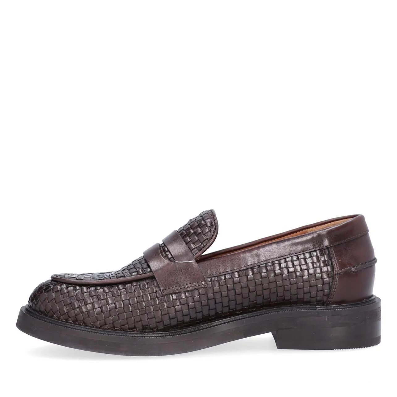 Flettet loafer - brun - Image 2