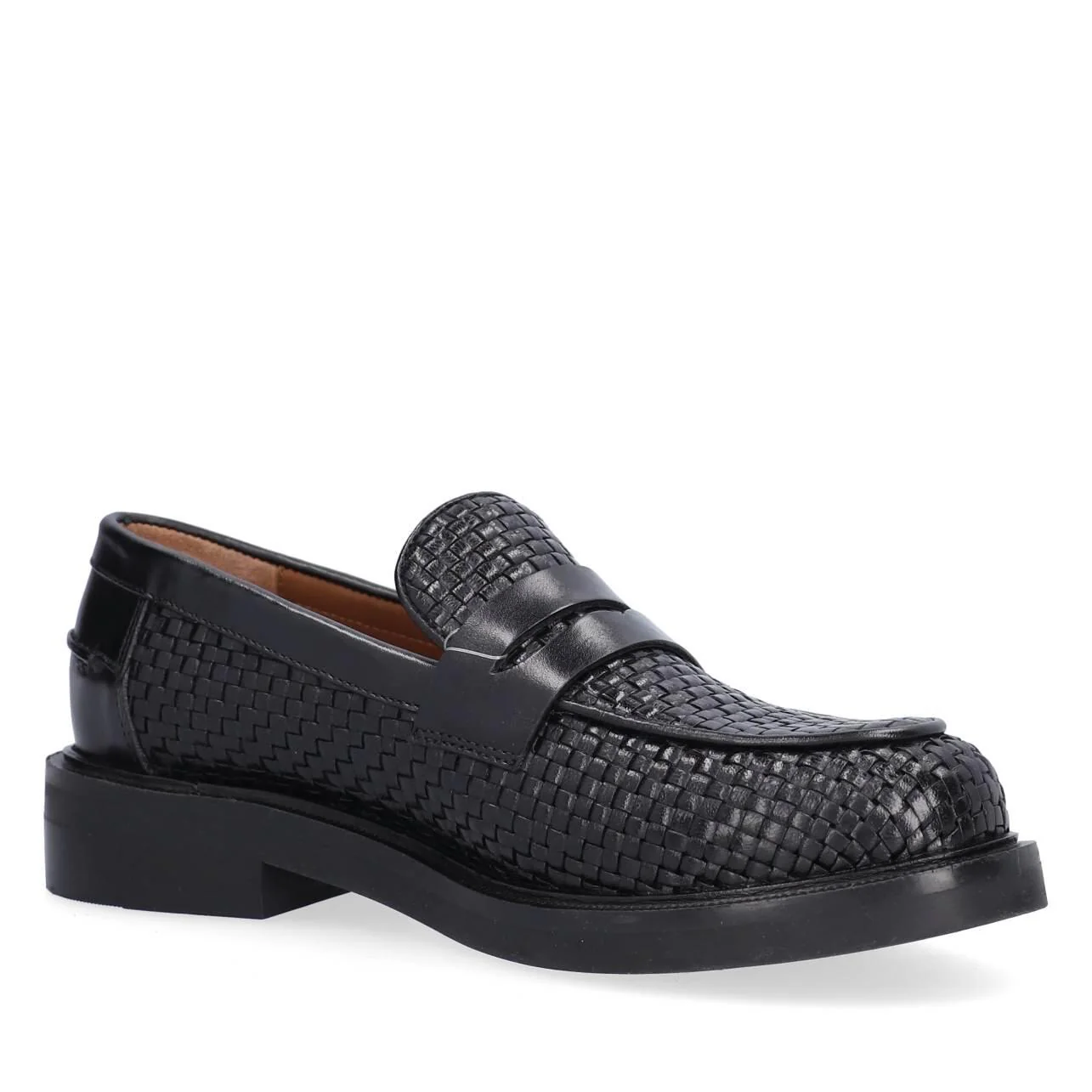 Flettet loafer - sort - Image 4