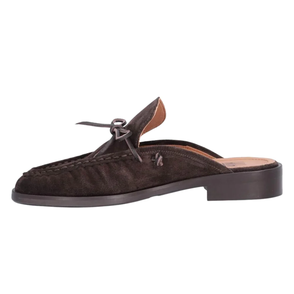 Mule loafers - T.moro babysilk suede 556 - Image 2