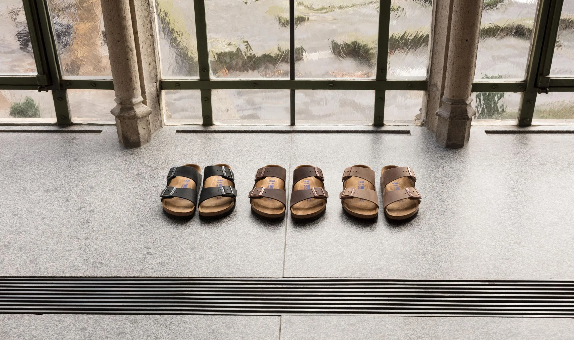 Arizona Oiled sandaler - sort - Image 3