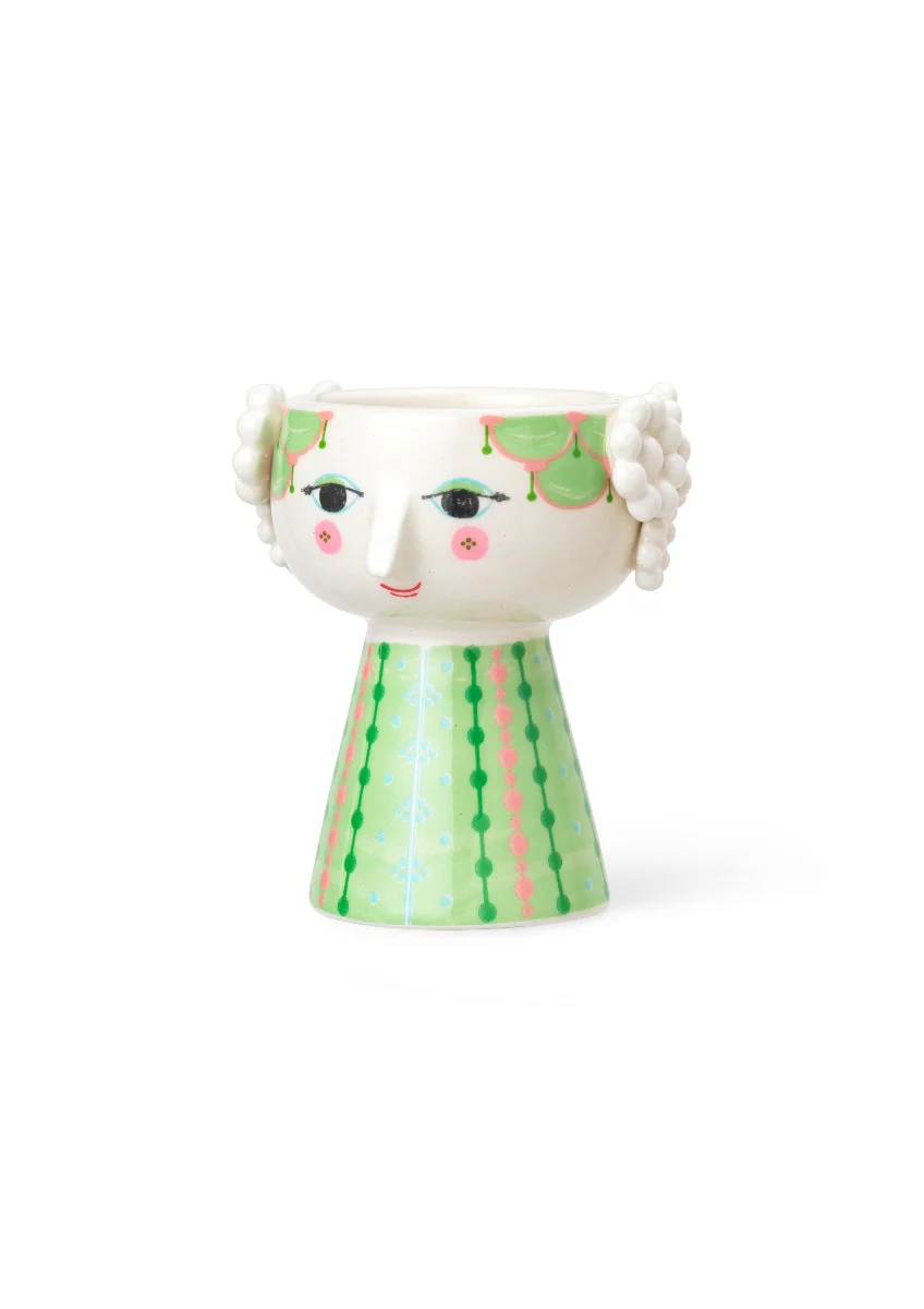 Eva lysestage, lys grøn - H9,5 cm. - Image 3