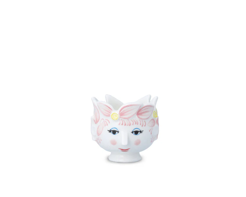 Titania fyrfadsstage, Ø6,5 cm - pink