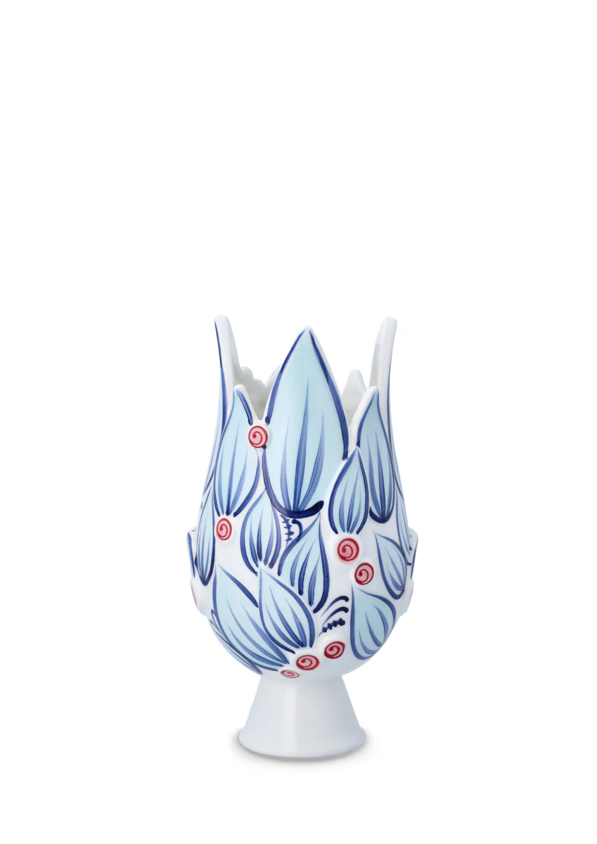 Titania vase, H25 cm - blå - Image 9