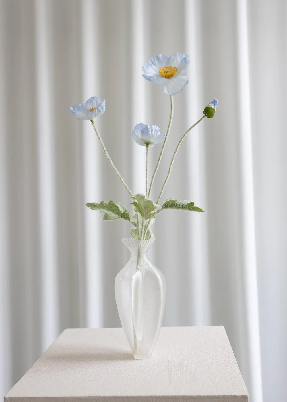 Tempus vase, Ivory - H19 cm. - Image 2