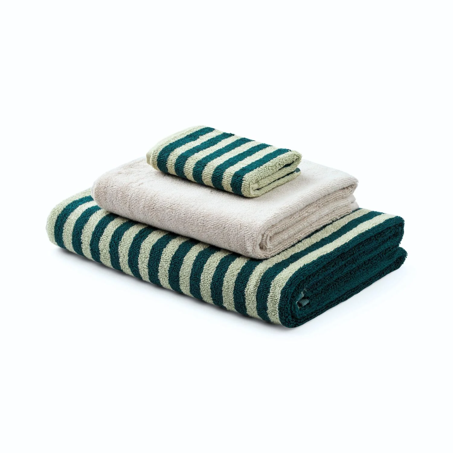 3 stk håndklæde sampak - Moonbeam/Sea Foam & Deep Teal - Image 2