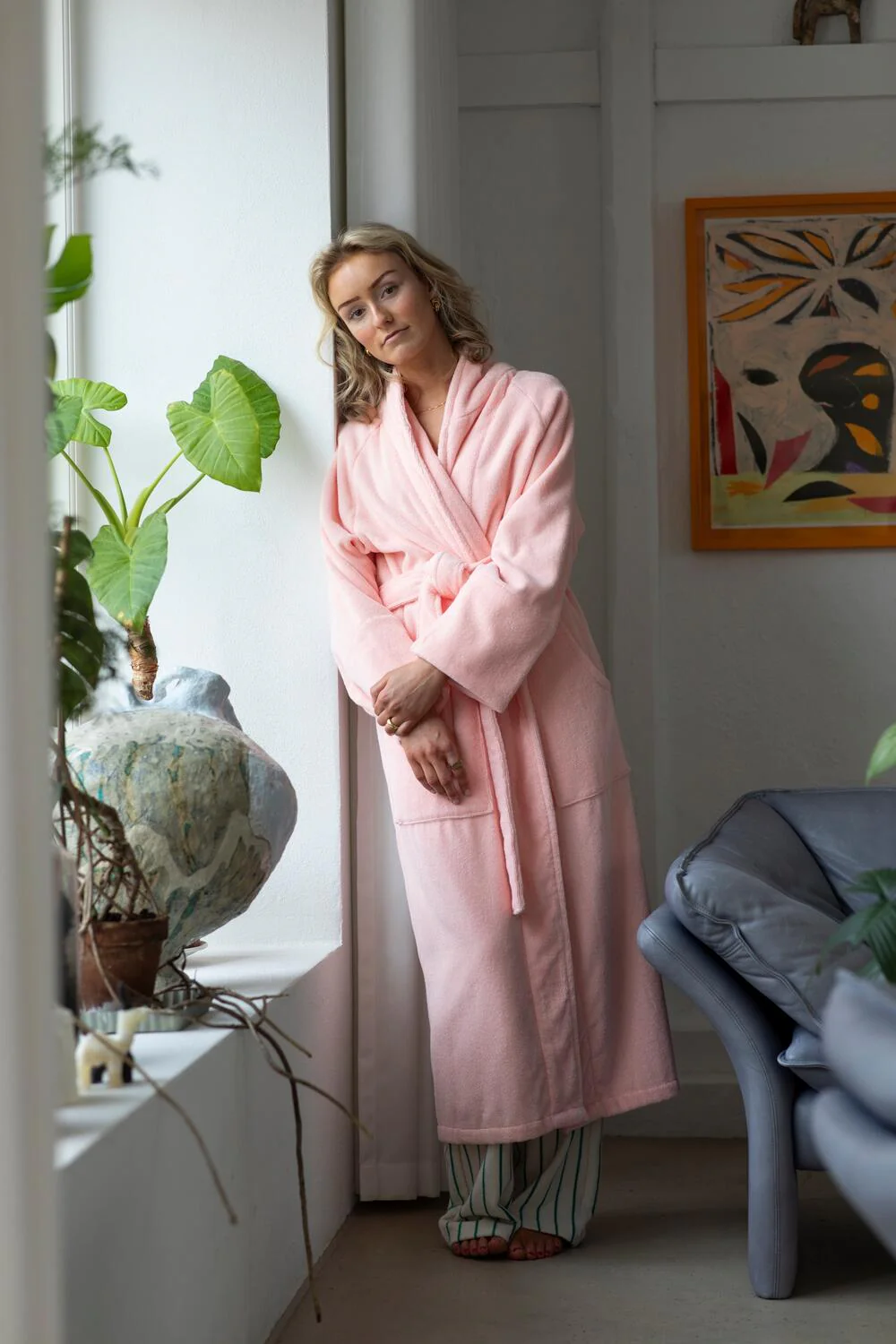 Naram badekåbe - Blush - Image 3